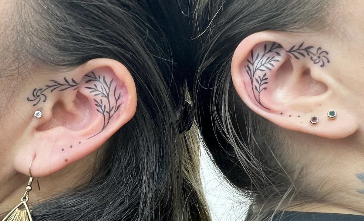 Small Ear Tattoos Vancouver BC
