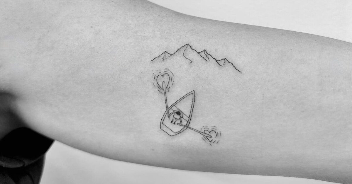 Fine Line Travel Tattoo Vancouver