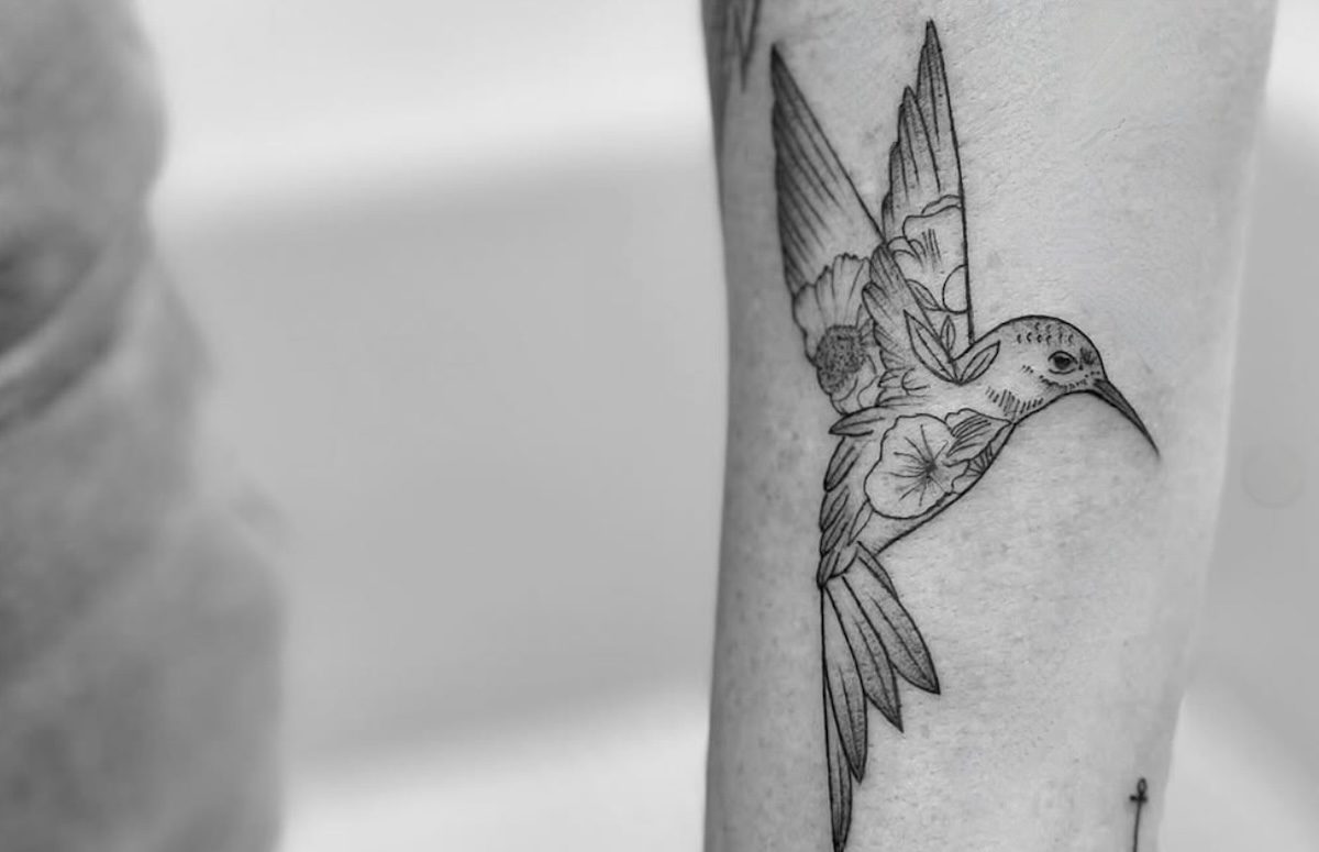 Fine Line Bird Tattoo Artist Vancouver