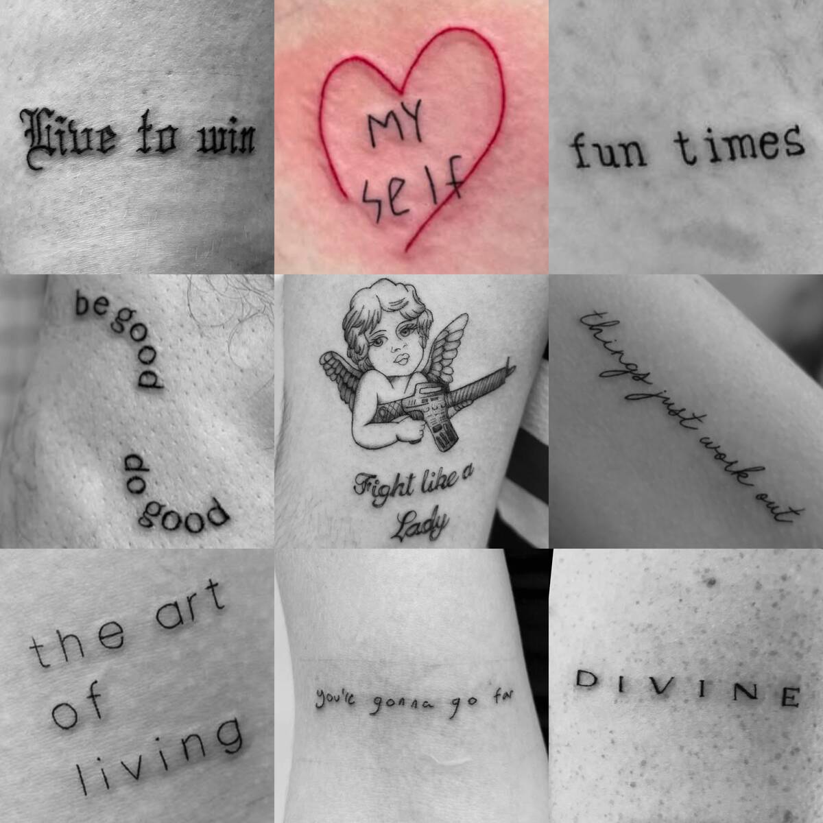 Inspirational Words to Get Tattooed